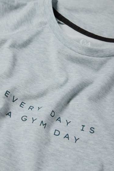 Bărbați - Tricou funcțional - relaxed fit - albastru deschis