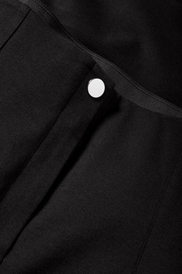 Femei - Pantaloni de stofă - talie înaltă - slim fit - negru
