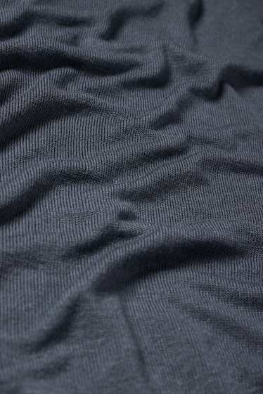 Dámské - Tričko s dlouhým rukávem - tmavomodrá