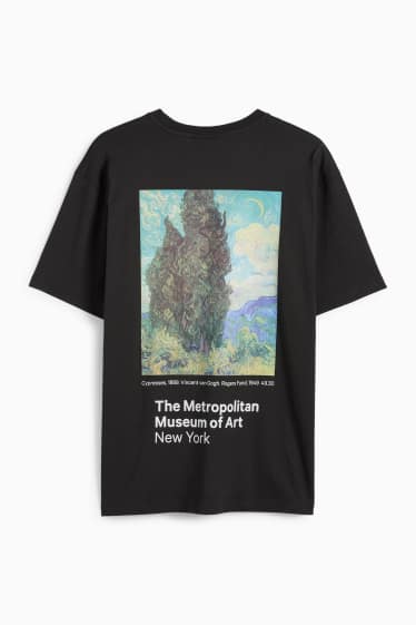 Bărbați - Tricou - relaxed fit - Vincent van Gogh - negru
