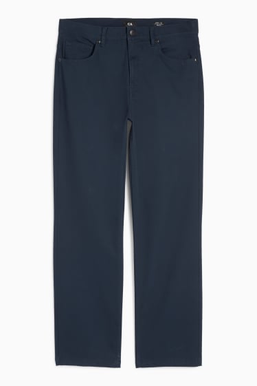 Bărbați - Pantaloni - regular fit - albastru închis