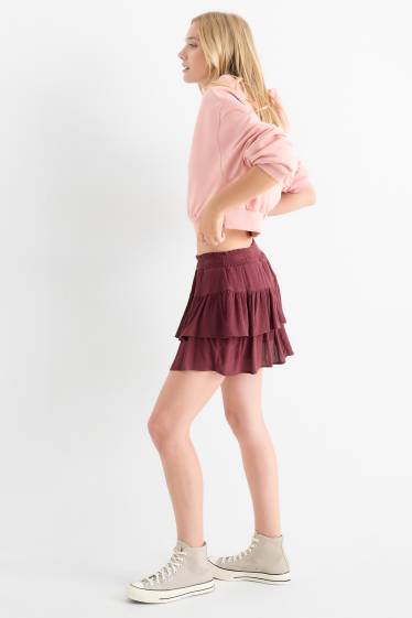 Women - Skort - bordeaux