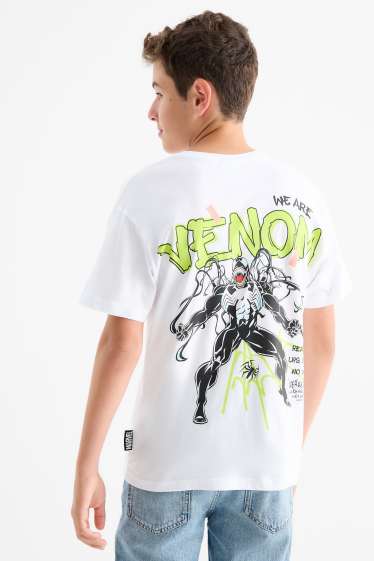 Copii - Băieți - Venom - tricou cu mânecă scurtă - alb