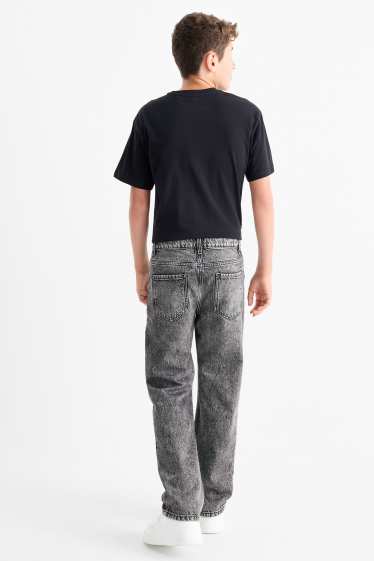 Copii - Băieți - Relaxed jeans - denim-gri