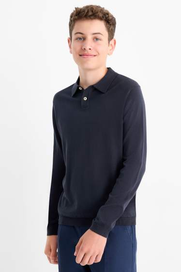 Children Boys - Jumper - dark blue