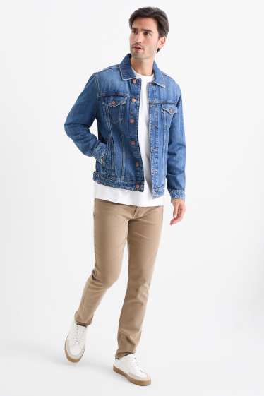 Bărbați - Slim jeans - Flex jog denim - LYCRA® - bej