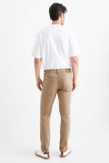 Bărbați - Slim jeans - Flex jog denim - LYCRA® - bej