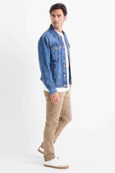 Bărbați - Slim jeans - Flex jog denim - LYCRA® - bej