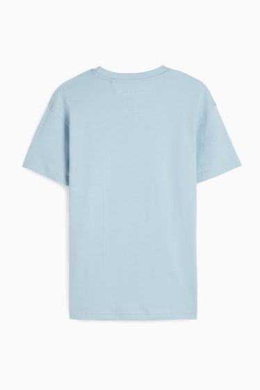 Copii - Băieți - Minecraft - tricou cu mânecă scurtă - aspect lucios - albastru deschis