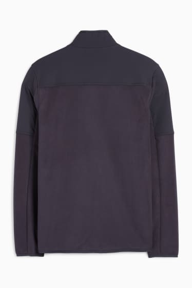 Bărbați - Jachetă de fleece - albastru închis