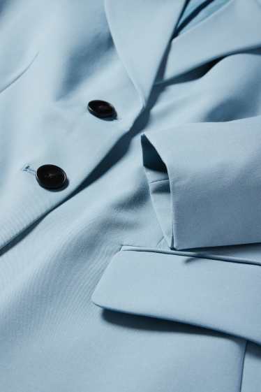 Femei - Blazer office - cambrat - albastru deschis