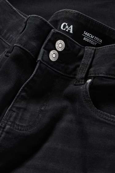 Copii - Fete - Bootcut jeans - LYCRA® - denim-gri închis