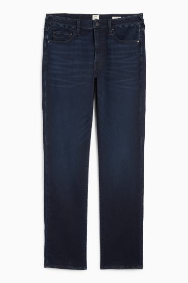 Bărbați - Straight jeans - Flex - jog denim - LYCRA® - denim-albastru închis