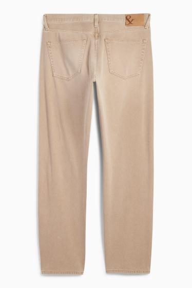Bărbați - Regular jeans - bej deschis