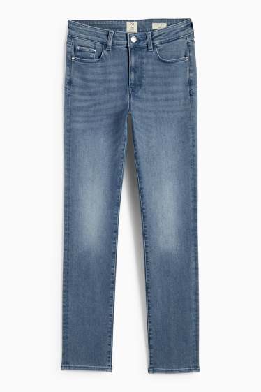 Femei - Slim jeans - talie medie - jeans modelatori - LYCRA® - denim-albastru deschis