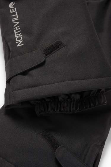 Copii - Băieți - Pantaloni de schi - impermeabili - negru