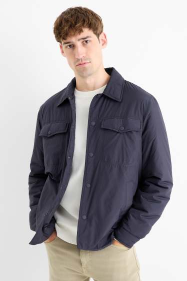Herren - Jacke - gefüttert - dunkelblau