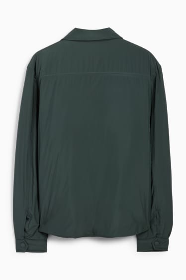 Herren - Jacke - gefüttert - dunkelgrün