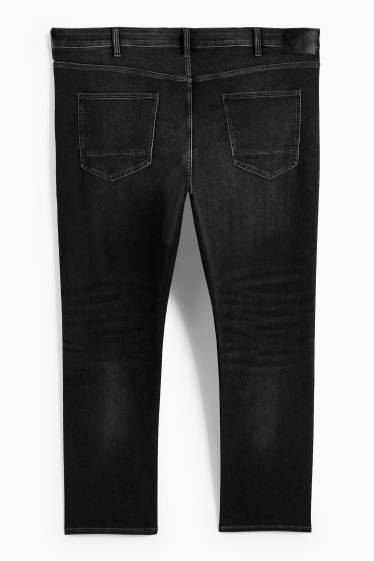 Bărbați - Slim jeans - Flex jog denim - LYCRA® - denim-gri închis