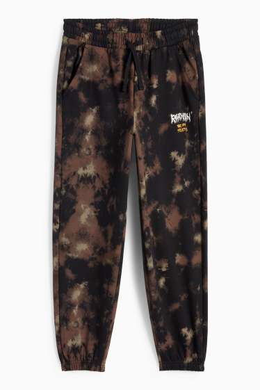 Copii - Băieți - Pantaloni de trening - cu model - negru