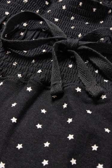 Femei - Pantaloni de pijama gravide - cu model - negru