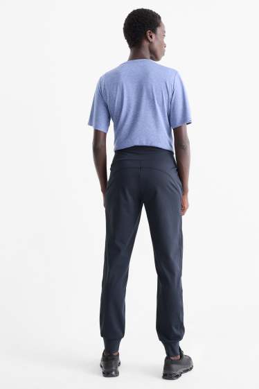 Femei - Pantaloni de trening funcționali - 4 Way Stretch - albastru închis