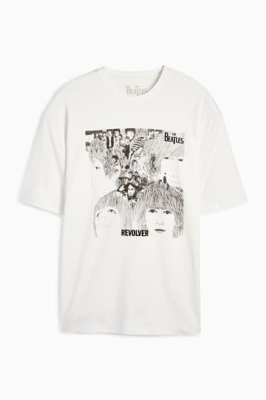 Bărbați - Tricou - relaxed fit - The Beatles - alb