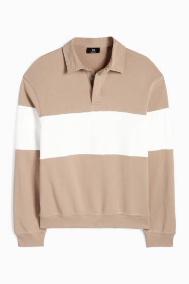 Men - Sweatshirt - taupe