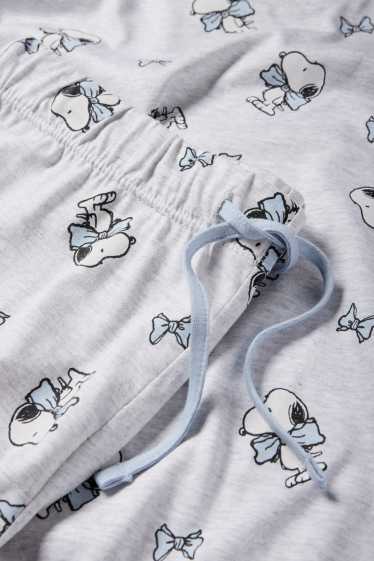 Femei - Pijama - Peanuts - gri deschis melanj