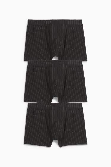 Men - Multipack of 3 - trunks - black
