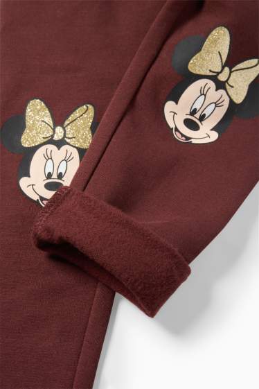 Copii - Fete - Multipack 3 buc. - Minnie Mouse - colanți termoizolanți - maro închis