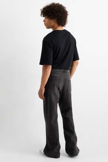 Bărbați - Bootcut jeans - denim-gri închis