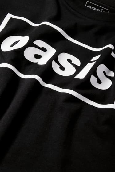 Bărbați - Tricou - regular fit - Oasis - negru