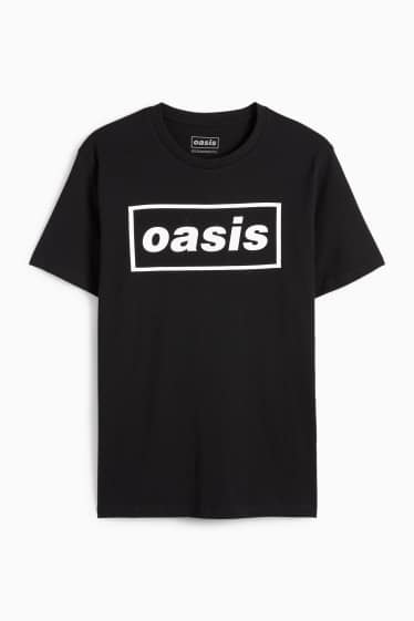 Bărbați - Tricou - regular fit - Oasis - negru