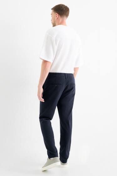 Bărbați - Chino - tapered fit - albastru închis
