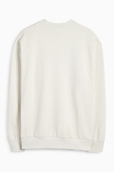 Herren - Sweatshirt - cremeweiß