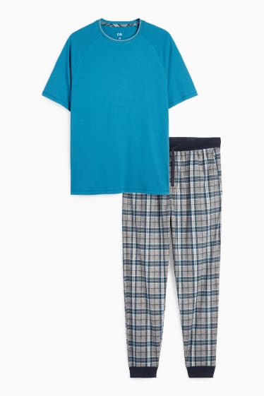 Heren - Pyjama - petrol