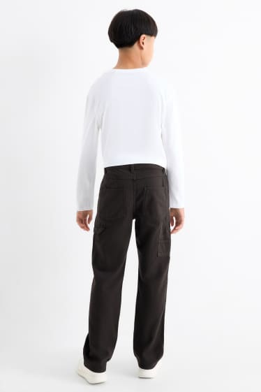Copii - Băieți - Pantaloni de stofă - negru