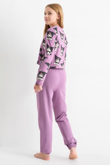 Copii - Fete - Kuromi - pijama - 2 piese - violet