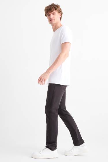 Bărbați - Slim jeans - Flex jog denim - LYCRA® - negru