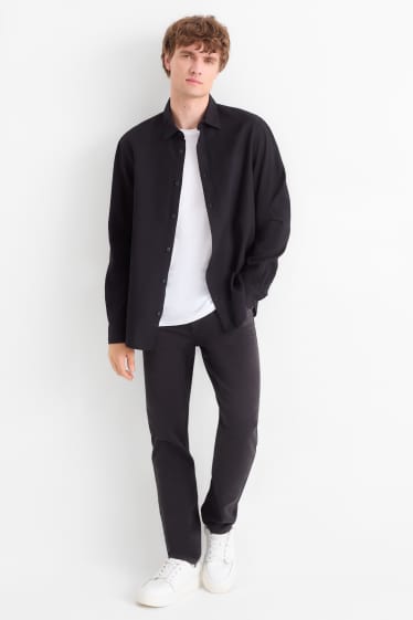 Bărbați - Slim jeans - Flex jog denim - LYCRA® - negru