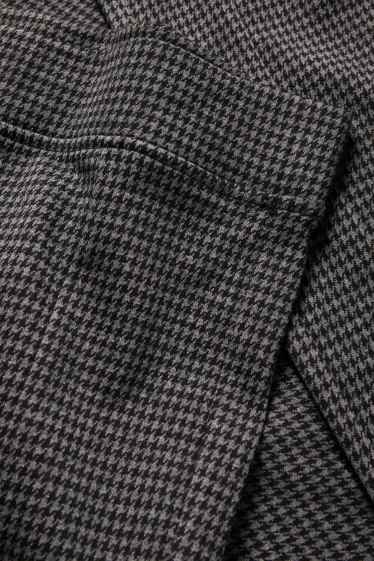 Women - Leggings - check - dark gray