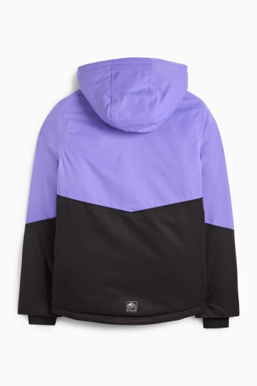 Copii - Fete - Geacă de schi cu glugă - impermeabilă - violet