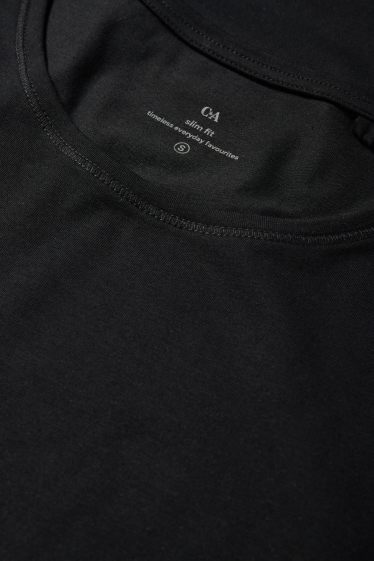 Femei - Tricou - slim fit - negru