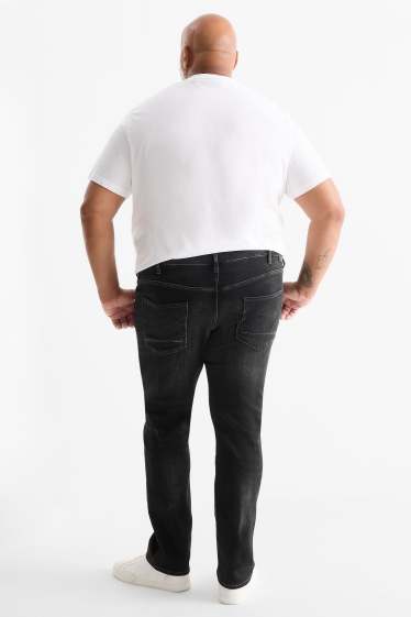 Bărbați - Slim jeans - Flex jog denim - LYCRA® - denim-gri închis