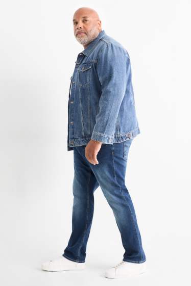 Bărbați - Slim jeans - Flex jog denim - LYCRA® - denim-albastru închis