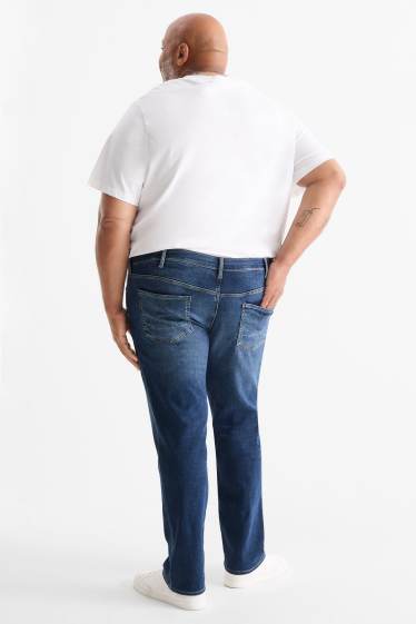 Bărbați - Slim jeans - Flex jog denim - LYCRA® - denim-albastru închis
