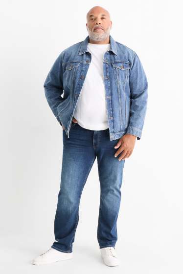 Bărbați - Slim jeans - Flex jog denim - LYCRA® - denim-albastru închis