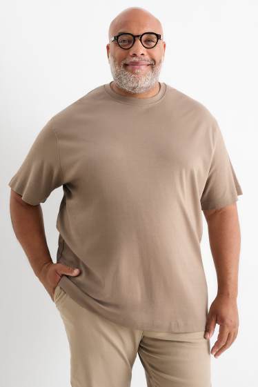 Bărbați - Tricou - relaxed fit - taupe