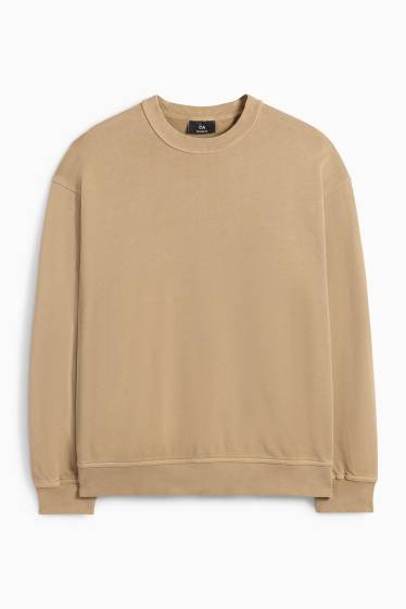 Heren - Sweatshirt - lichtbruin